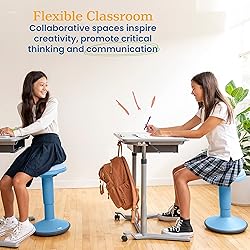 ECR4Kids Sitwell Wobble Stool with