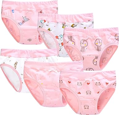 MOROM Little Girl's Pink Panties Cotton 