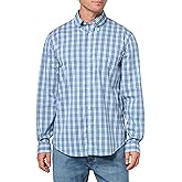 Performance Series Stretch Polo Button-Down Collar, Checked Sport Shirt