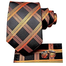 Hi-Tie 3 Pcs Gift Box Mens Tie Set Necktie with