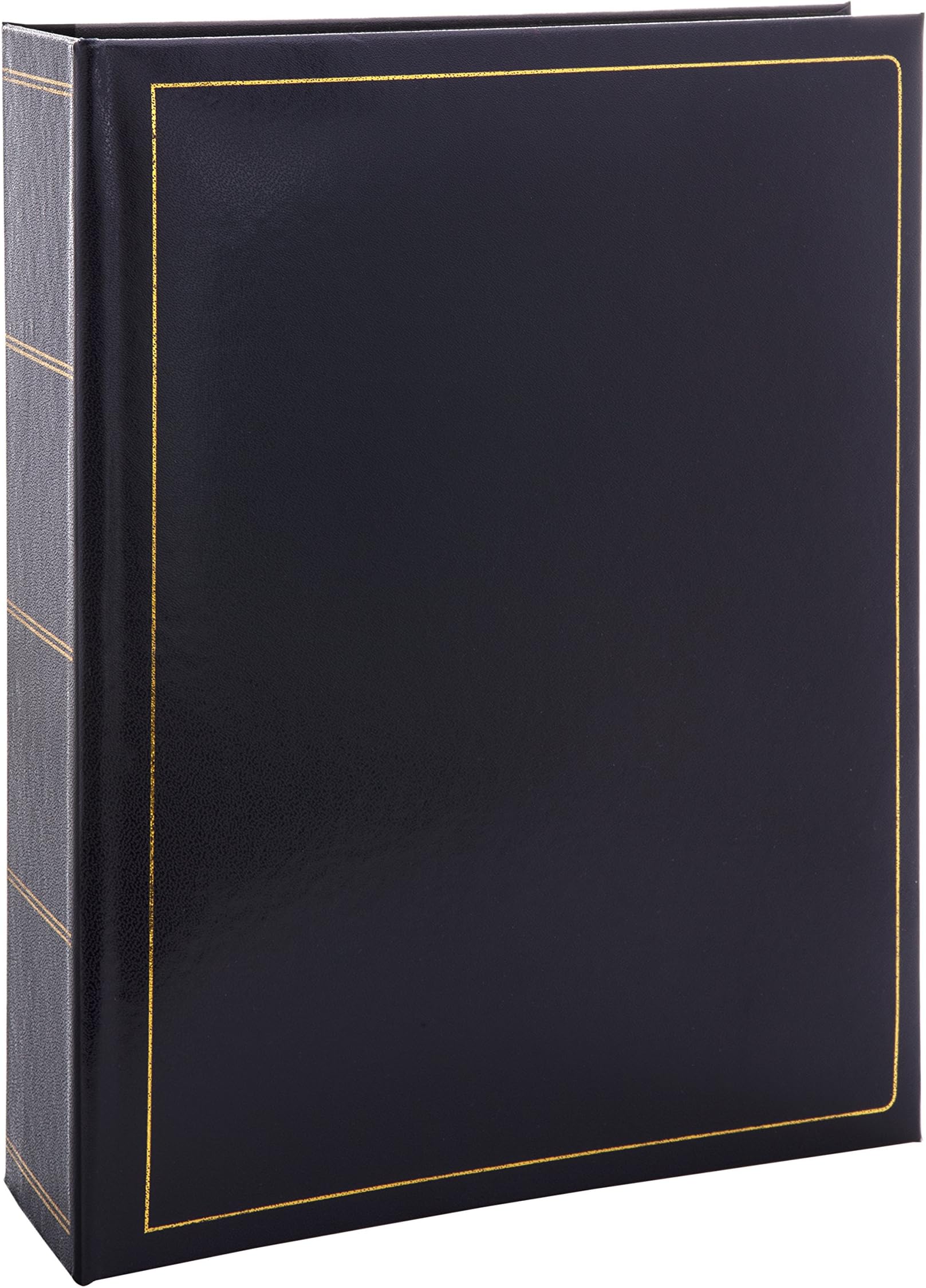 Kenro Grafton Series Navy Traditional Leatherette Design Photo Album with Gold Relief Spine, 7x5 inches / 13x18cm for 200 Photographs, with Slip-in Pages – GT103UE