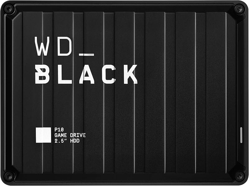 WD_BLACK P10 4TB Game Drive for Xbox Portable External HDD Up to 130MB/s + 1