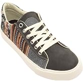 Inkkas Cusco Low Top Sneakers for Men &amp; Women - Handcrafted Artisan Womens &amp; Mens Casual Shoes - Lightweight &amp; Comfortable Womens/Mens Shoes in Brown - Canvas Low Top Sneaker w/Insole Arch Support