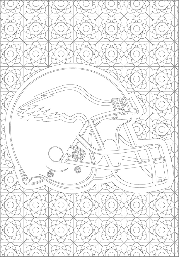 Nfl Unisexe Nfl Livre De Coloriage Pour Adultes 96 Coloring Pages Hall Darla Amazon Ca Sports Et Plein Air