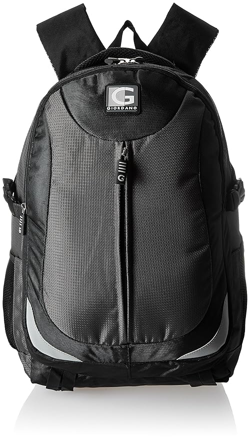 Giordano 42 Ltrs Black Laptop Backpack (GD6802PC-GRYBK)