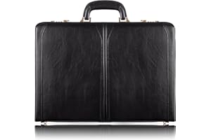 McKleinUSA 80455 Lawson Leather Attache Case, Black