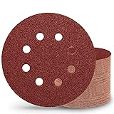 Szarint 100 PCS 60 Grit 5 Inch Sanding Discs, Hook