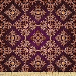 Ambesonne Damask Fabric by The Yard, Abstract