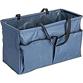 Household Essentials Blue Krush Container All-Purpose Utility Tote with Pockets