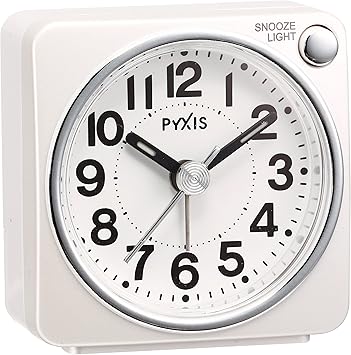 Amazon Com Seiko Clock Alarm Clock Clock Pyxis Light White Nr437w Electronics