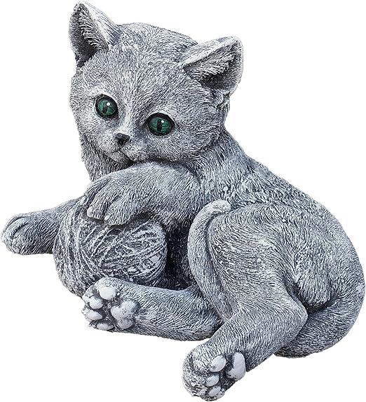 Massive Pierre Figurine En Forme De Chat Pour Decoration De Jardin En Pierre Resistant Au Gel Decoration D Exterieur Jardin