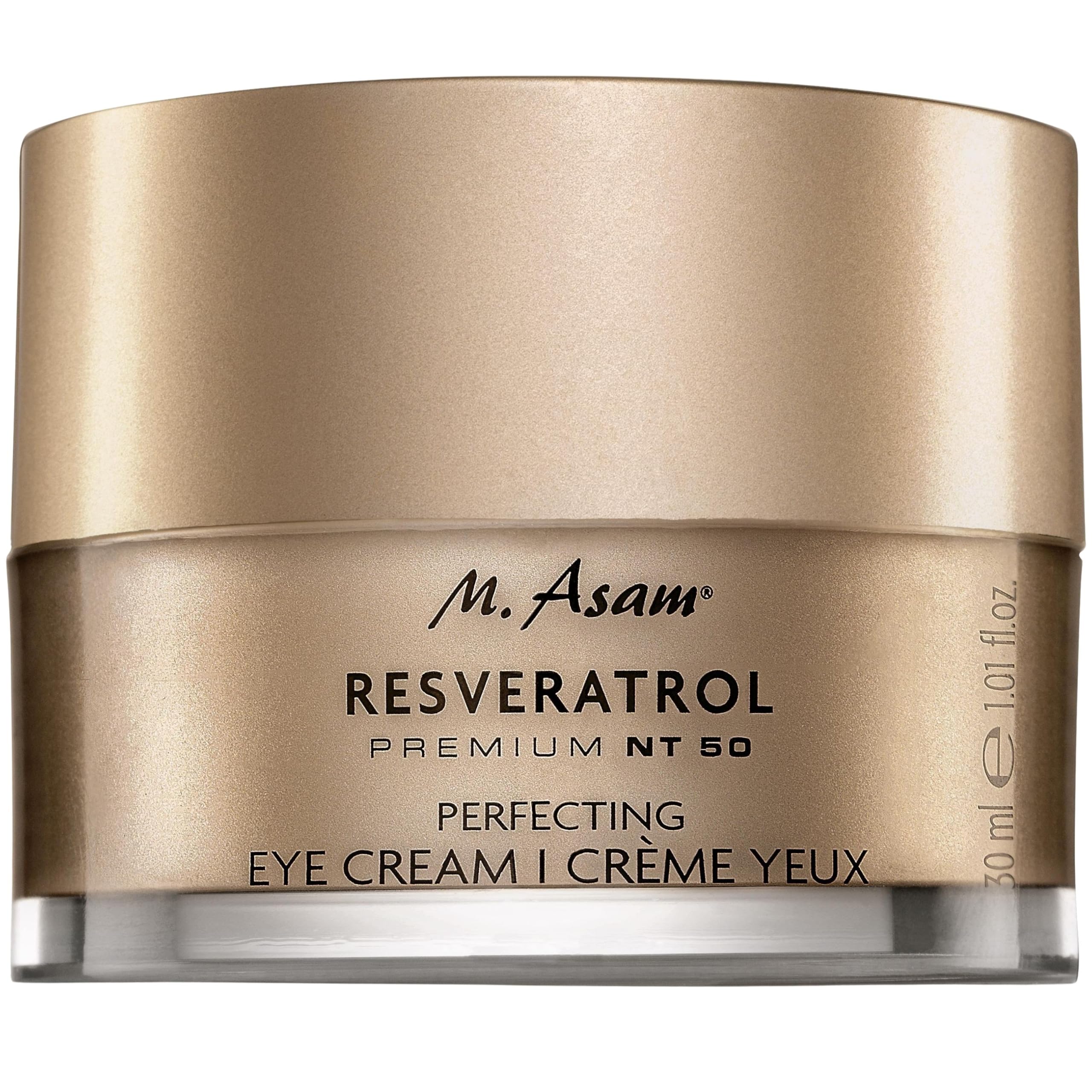 M. Asam Resveratrol Premium NT50 Perfecting Eye Cream (30 ml) - Eye Cream Against Wrinkles, Dark Circles & Eye Bags, Anti Ageing Eye Cream for Mature Skin