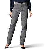 Lee Womens Wrinkle Free Relaxed Fit Straight Leg Pant