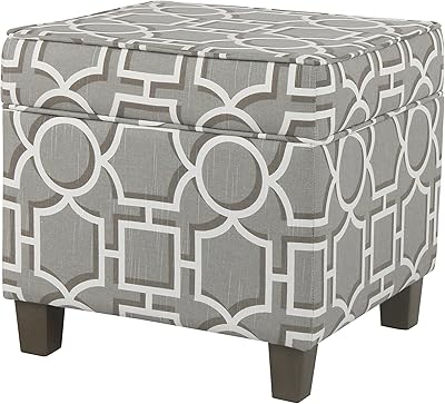 Amazon.com: Dorel Living Chevron Storage Ottoman: Kitchen & Dining