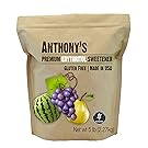 Erythritol Granules (5lbs) by Anthony's, Made in the USA, Non-GMO, Natural Sweetener