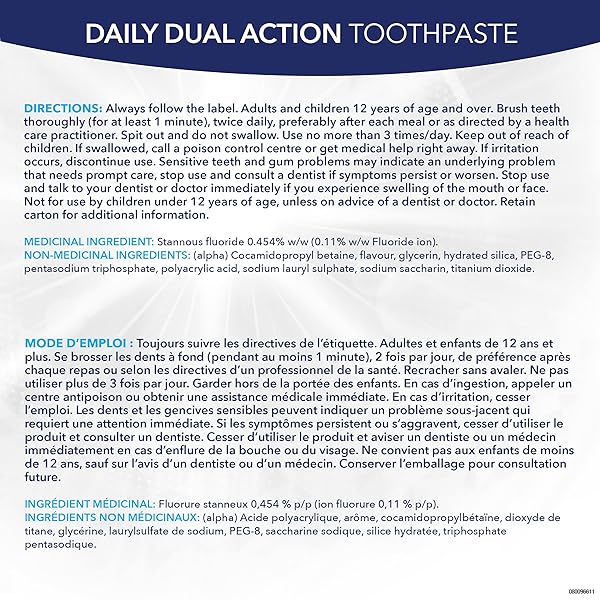 SENSODYNE, TOOTHPASTE SENSITIVITY GUM & ENAMEL MINT, 3.4 OUNCE