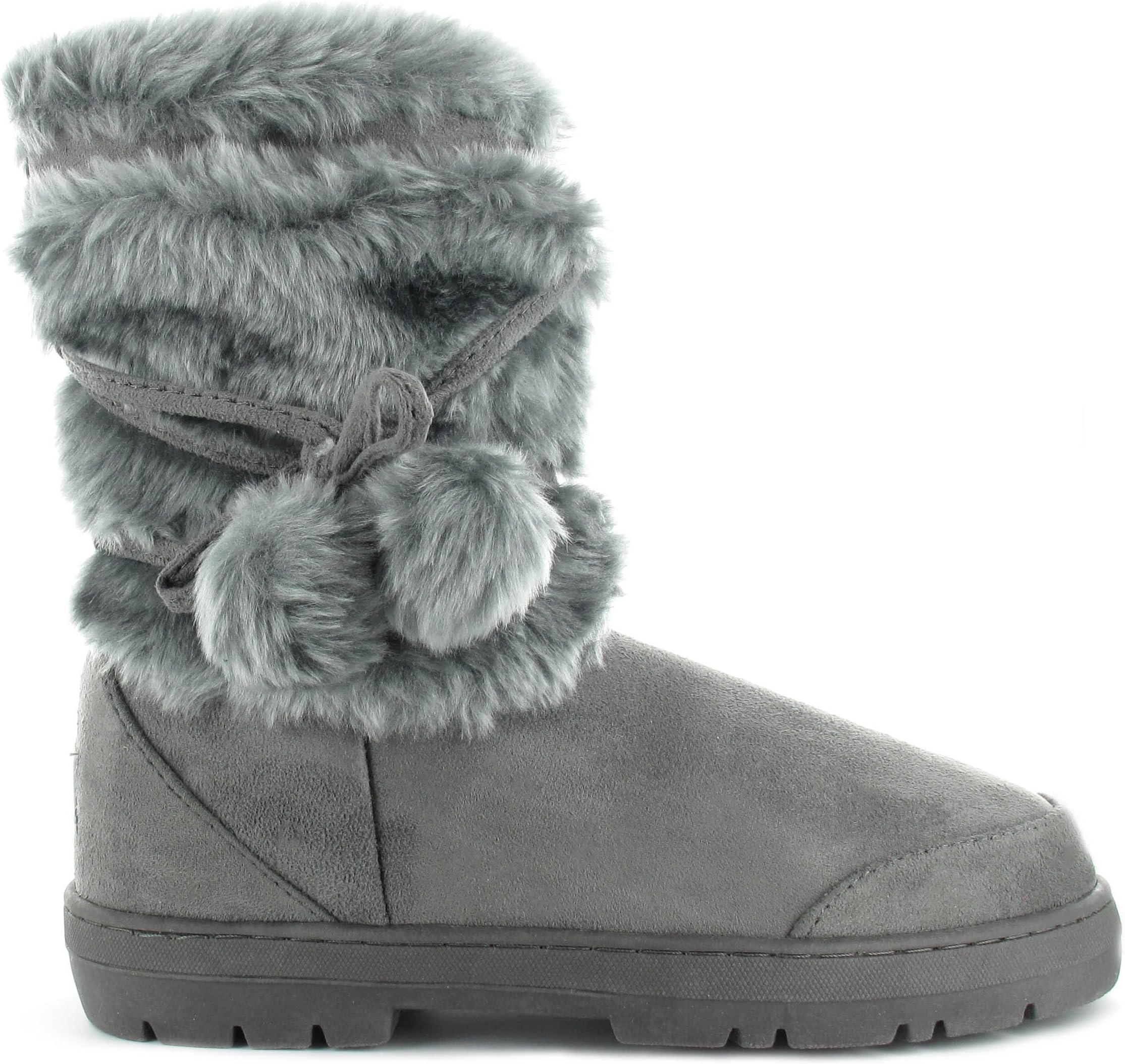 "ISA Faux Fur Warm Winter Boots UK Sizes 3-8