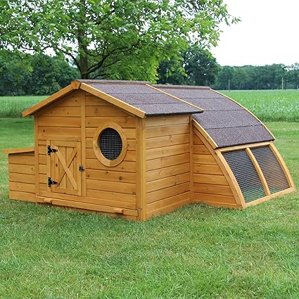 Zooprimus Hühnerstall 146 Geflügelhaus - Schweden - Stall für Außenbereich (für Kleintiere: Hühner, Geflügel, Vögel, Enten us