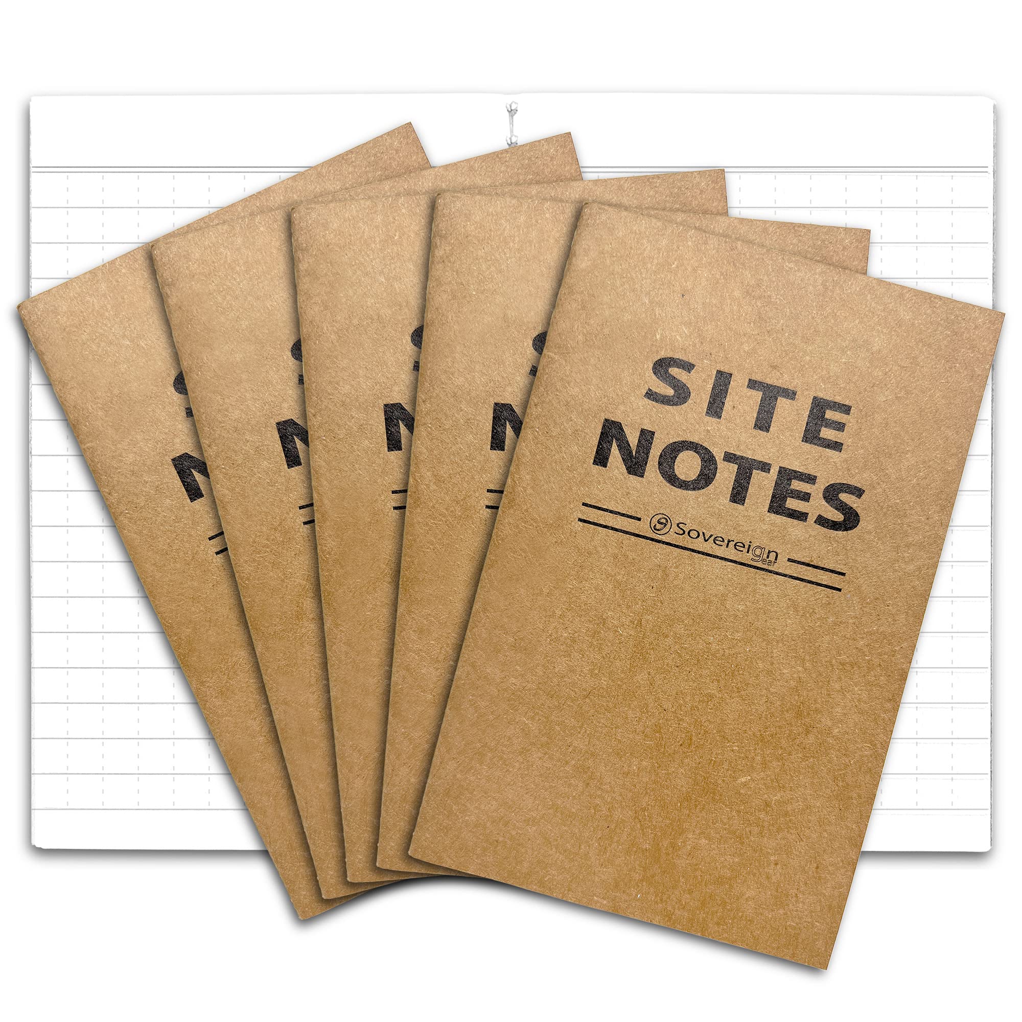 Field Notes Notebooks 5 Pack | Small Field Memo Book Notepad Refill for Refillable Leather Pocket Field Note Cover, Leather Journal Wallet | Field Notes Universal White Paper Refill Stitched 3.5x5.5"