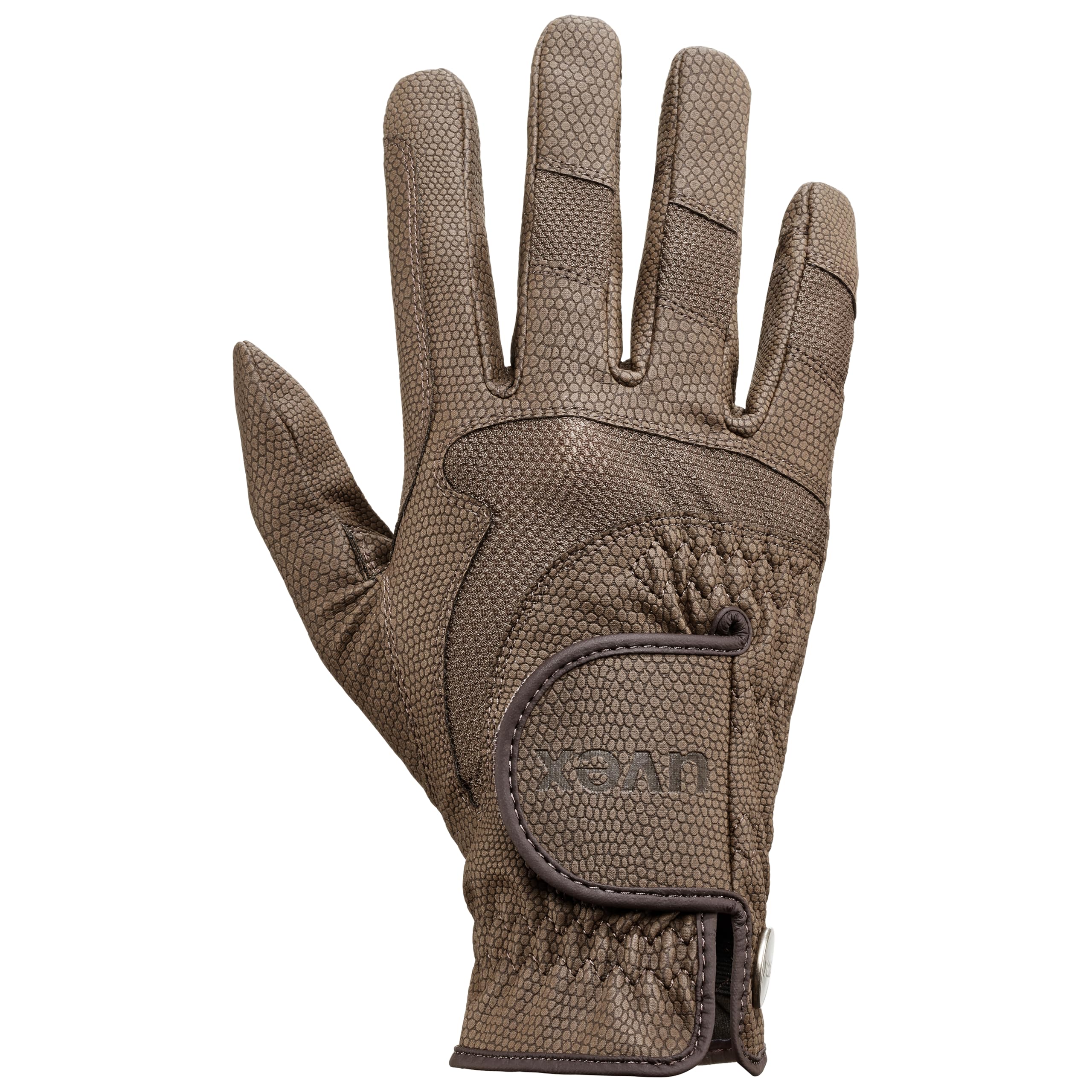 Uvex i-Performance 2 - Flexible Riding Gloves for Men and Women - Durable - Breathable Material - Brown - 7.5