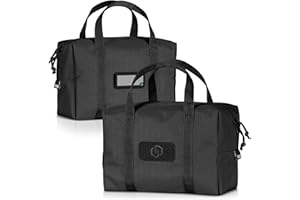 Savior Equipment Mini Hauler Tactical Ammo Duffle Bag Firearm Ammunition Loose Sac Carrier EDC Pouch, ID Patches Included, Rifle Carbine Pistol Revolver Ammos Soft Case Hunting Shooting Range Gear