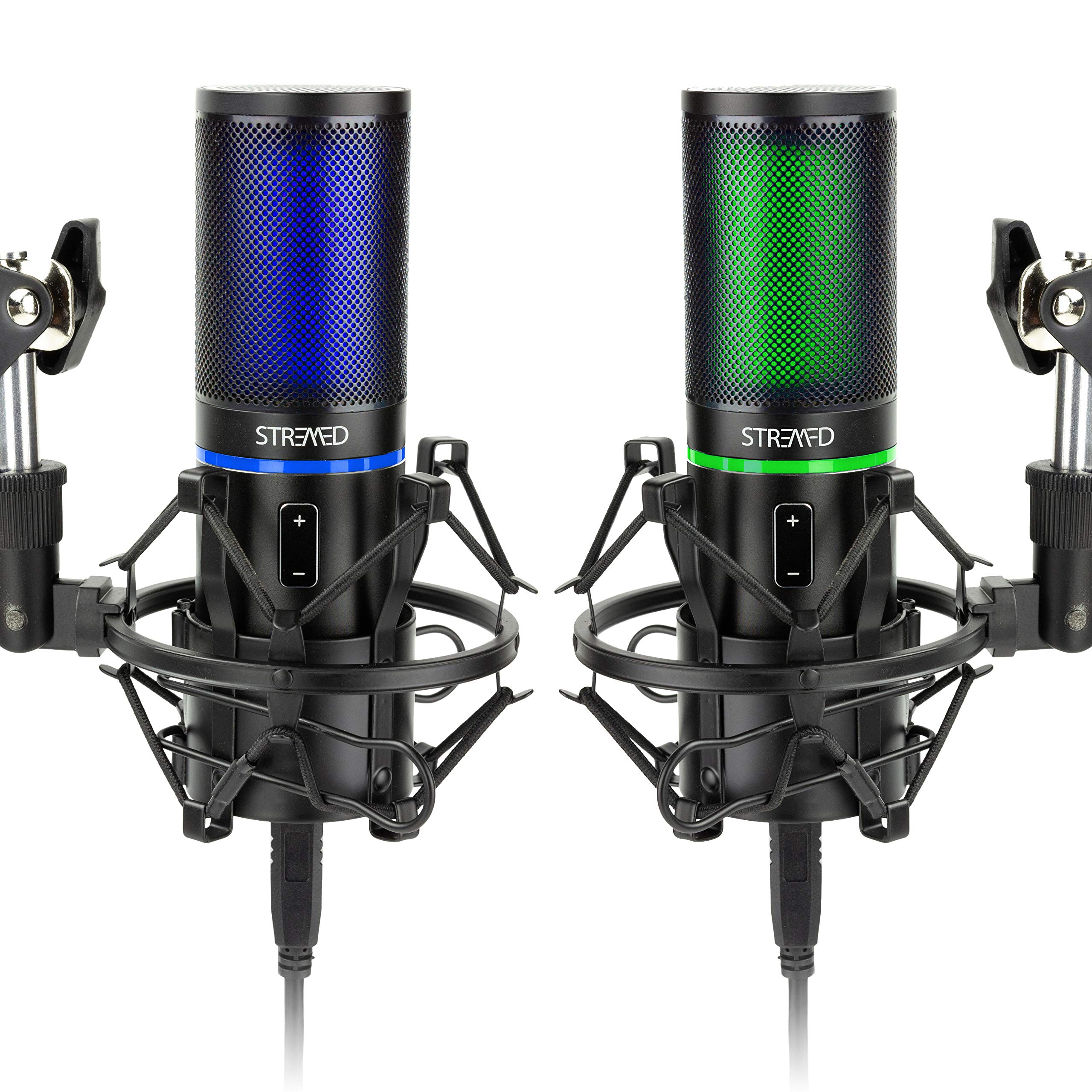 STRMD USB Podcast Superkit, Two USB Cardiod Microphnes, Shock Mounts, Scissor Stands & Pop Filters
