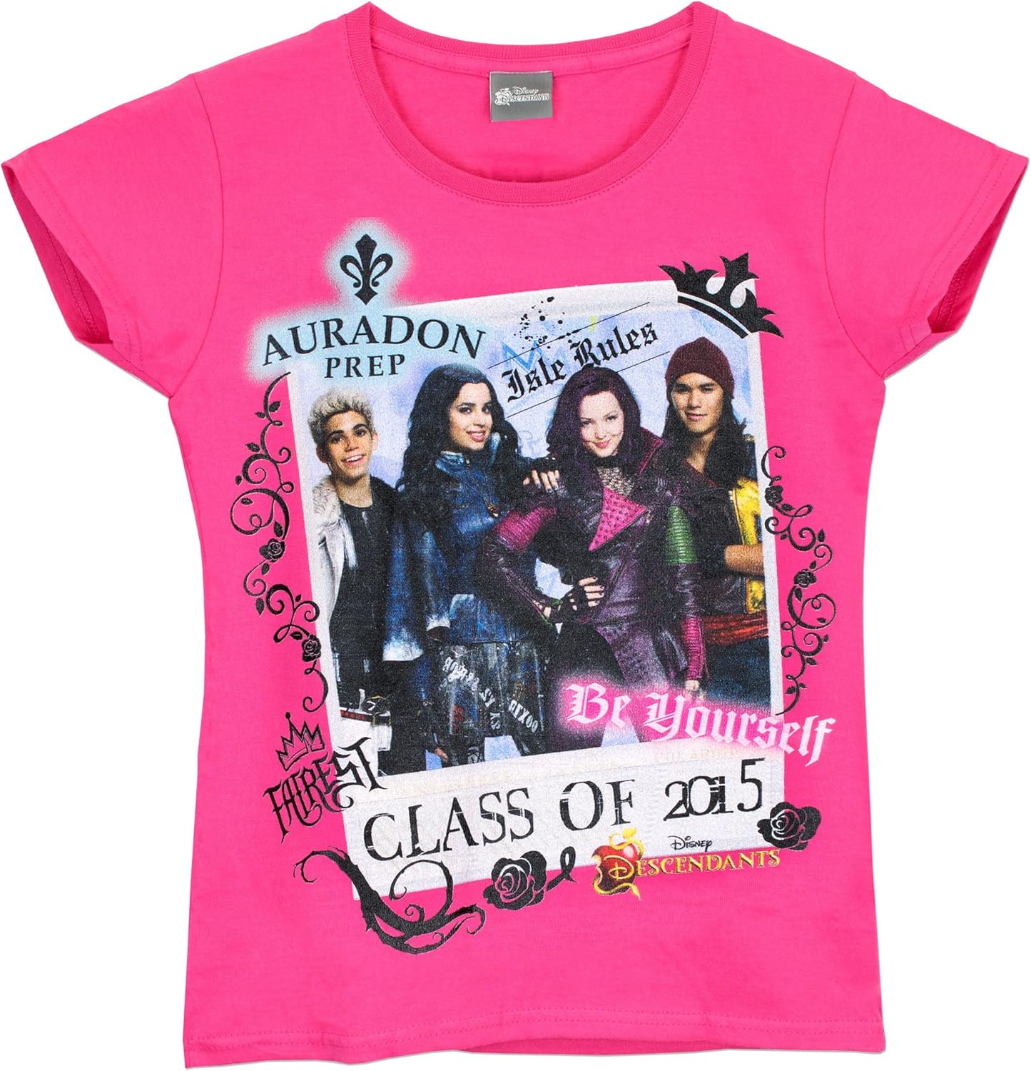 Disney Descendants Girls Descendants T-Shirt Ages 5 to 13 Years: Amazon ...