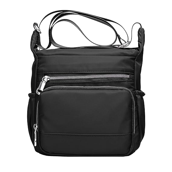 crossbody bag with side pockets