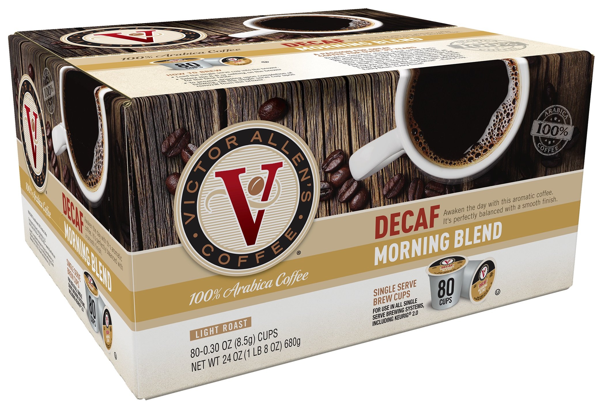 Victor Allen Single Serve KCup Coffee 80 Piece Variety Pack Grocery & Gourmet Food