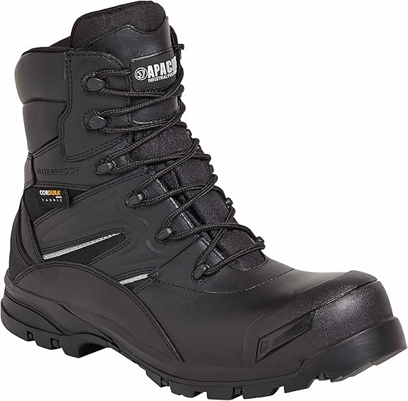 Apache Combat S3 Waterproof High Leg Zip Up Composite Safety Boot