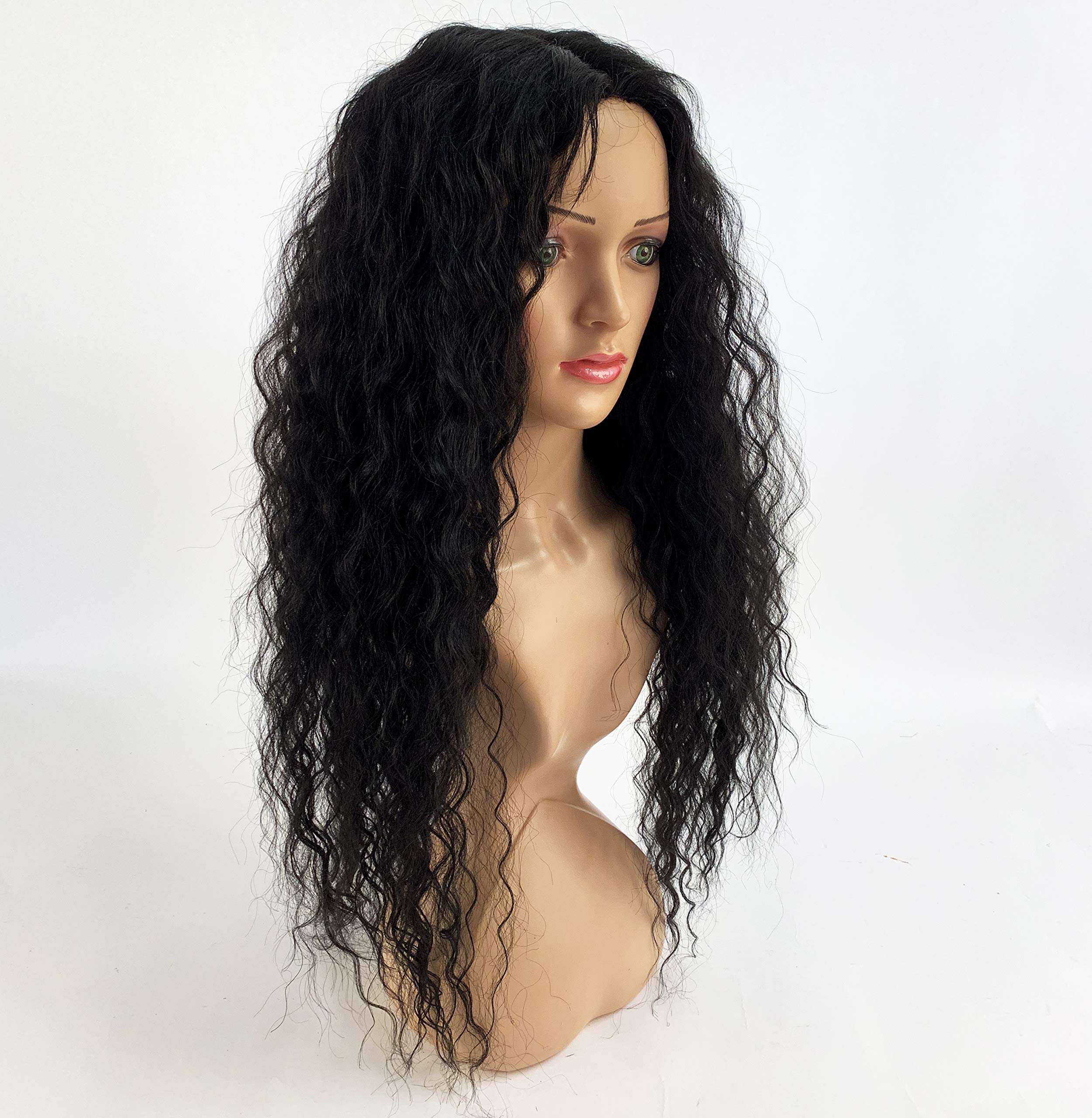 SLEEK 30” long Lace Parting Wig Synthetic 4'' Deep Parting With Baby Hair SPOTLIGHT 101 ATTY Wig Soft Curly Wig With Baby for Women Hair Heat Resistant Fiber 193g(2)