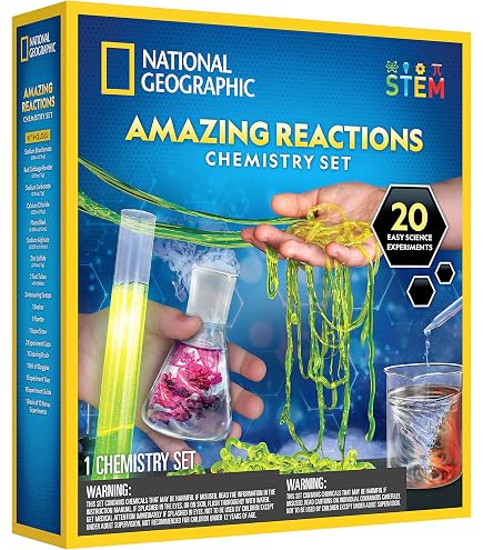 National Geographic Science Magic Kit - Science Kit for Kids with 50 Unique Experiments and Magic Tricks, Chemistry Set and STEM Project, A Great Gif National Geographic Science Magic Kit - Science Kit for Kids with 50 Unique Experiments and Magic Tricks, Chemistry Set and STEM Project, A Great Gif