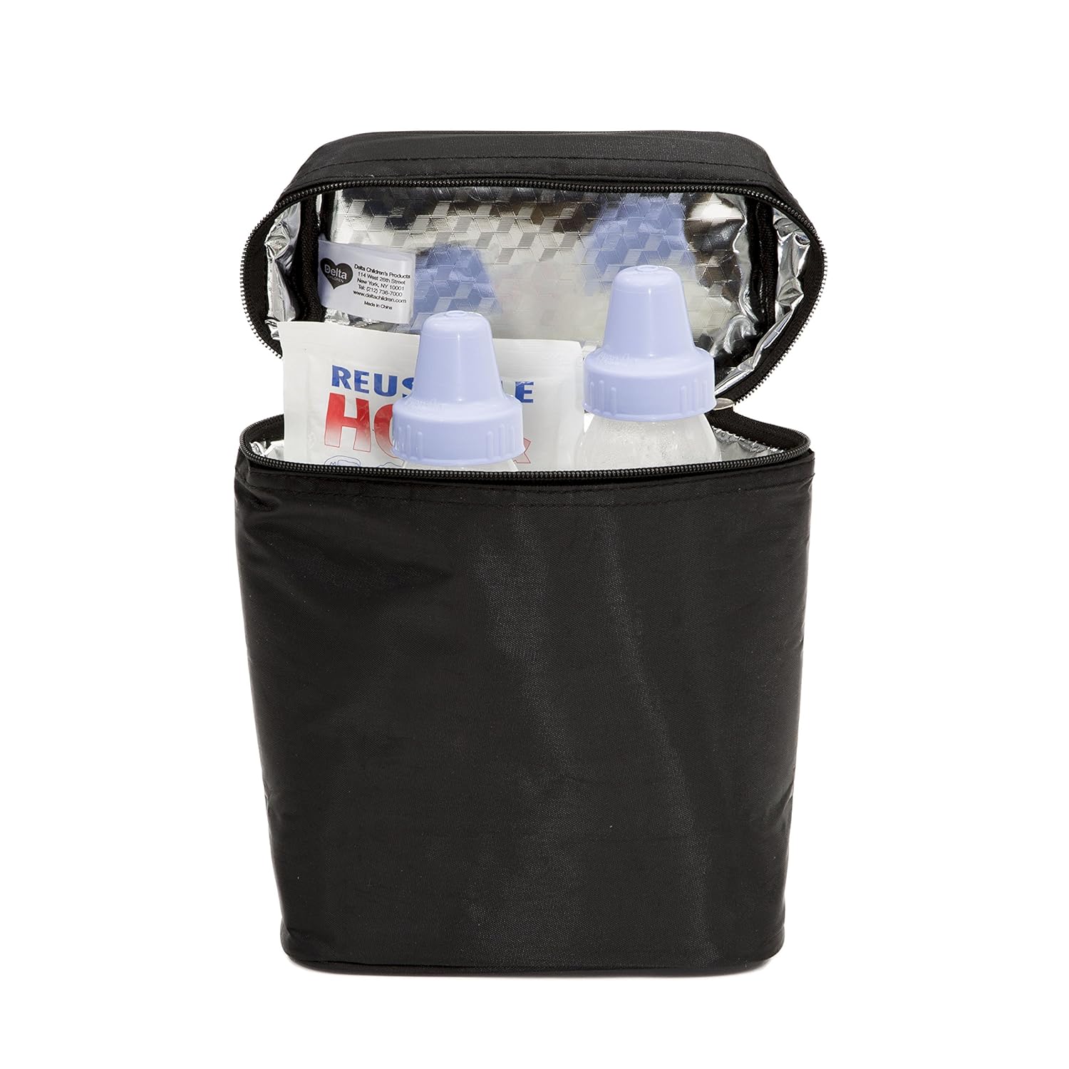 Delta Children Insulated Baby Bottle Bag Keeps Breast