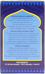Hennedrog Henna Burning Red Hair Colouring - Plant Based Vibrant Shine view 4
