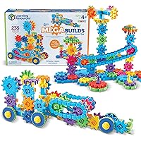 Learning Resources Gears! Gears! Gears! Mega Builds - Building Toys, STEM Activities, Fine Motor Skills, Toddler Explorer Kit