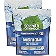 Seventh Generation dishwasher detergents packs, 2 bags- 45 sachets per bag