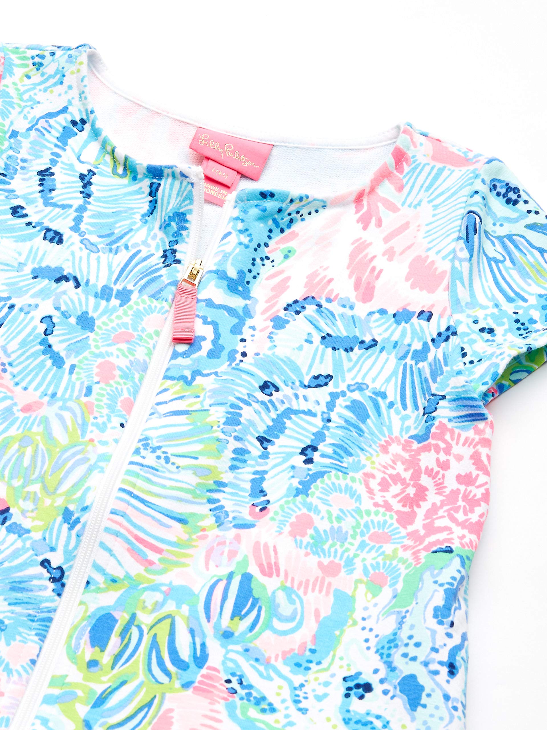 Lilly Pulitzer Girls' Big UPF 50+ Ivy Cover Up Multi Sink Or Swim