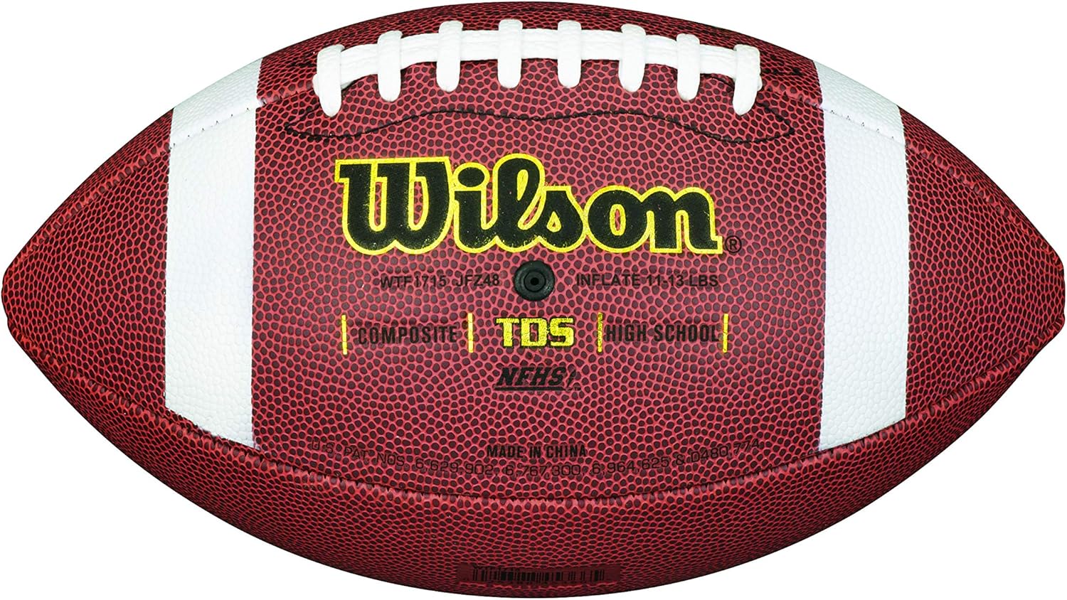 Wilson TDS Composite Football - Official : Official Footballs : Sports & Outdoors