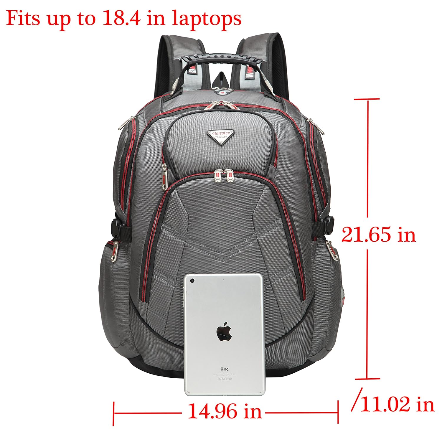 bonvince 18.4 laptop backpack