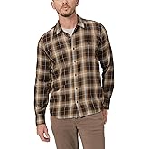 PAIGE Everett Brushed Cotton Button Down Shirt Shirt