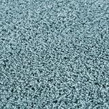 THE RUGS Shaggy Living Room Rug 60x110 cm Duckegg Blue 30 mm Thick view 4