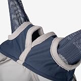 LeMieux Armour Shield Fly Mask Navy with Bamboo Lining – L Size view 5