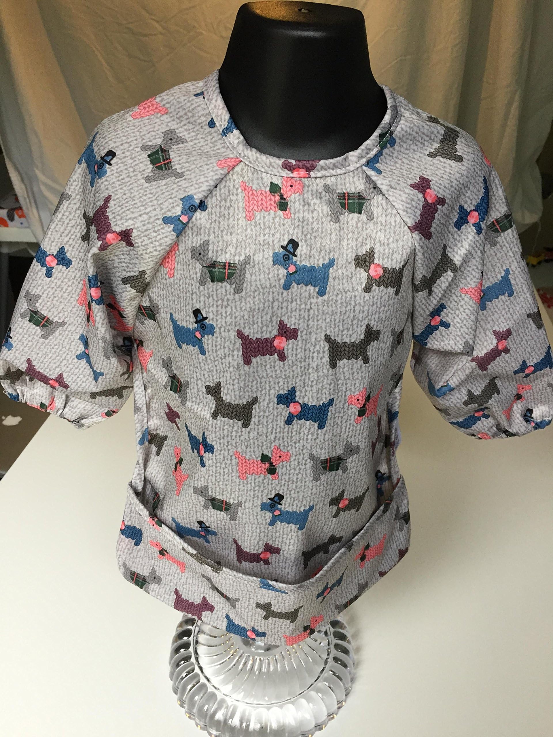 Waterproof Feeding Bib with Sleeves - Dogs Small (6-18 Months) ON Sale