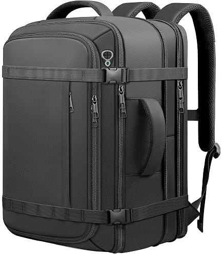 50l laptop backpack near me AREYTECO Travel Extra Large Backpack Carry On Backpack Expandable Airline Approved Water Resistant Business Luggage Suitcase while hidden pockets keep small items within reach without creating clutter Ampex 50L Excursion Backpack