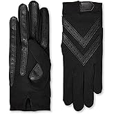 isotoner womens Water Repellent Touchscreen Spandex Shortie Gloves