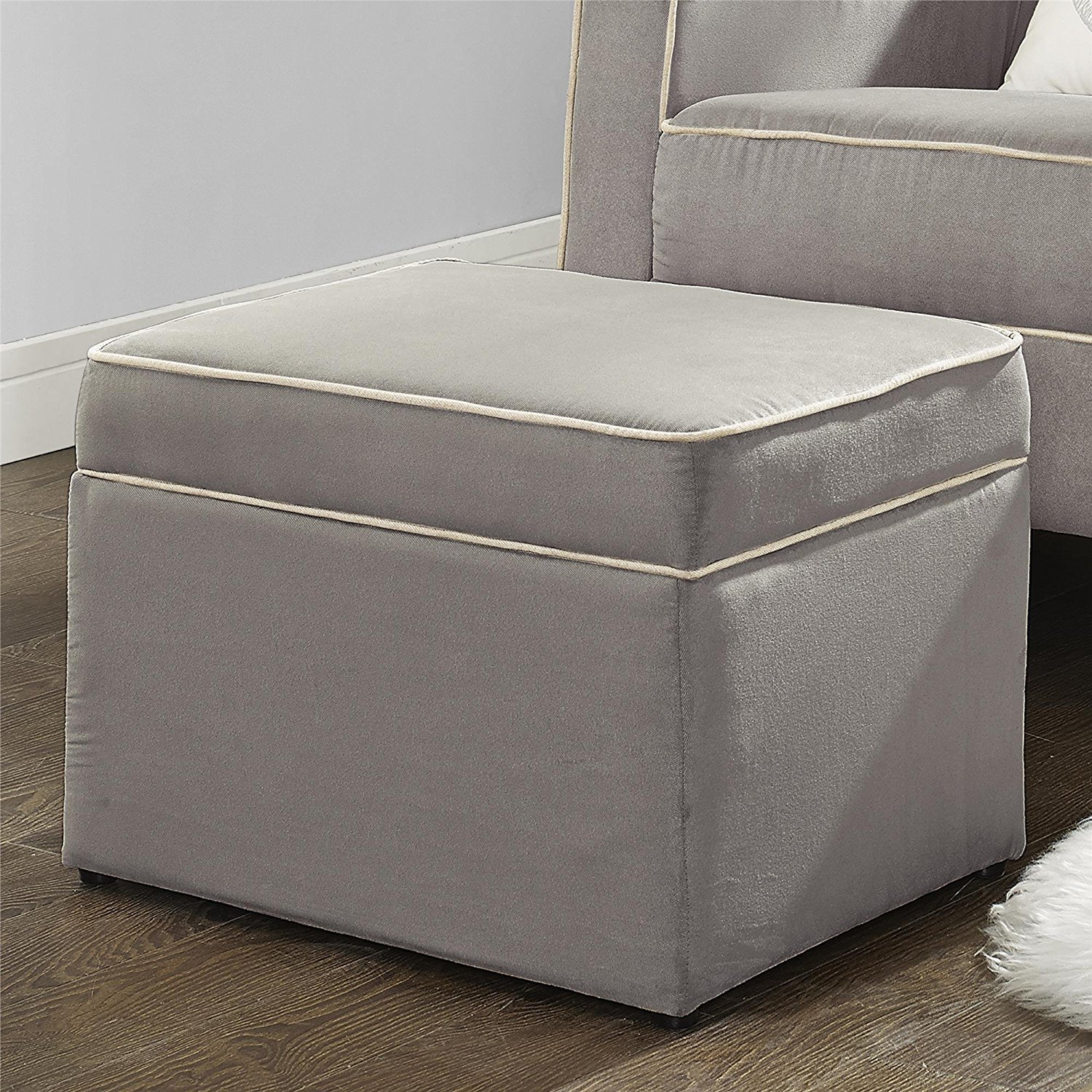nursery storage ottoman
