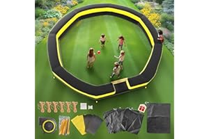 GUGY Gaga Ball Pit 20FT with 400W Built-in Air Blower Portable Huge Gaga Ball Pit for Children Portable for Indoor & Outdoor Sport Game School Family Activities Easy to Setup