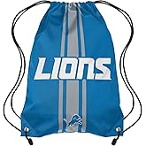 FOCO Detroit Lions NFL Team Stripe Wordmark Drawstring Backpack