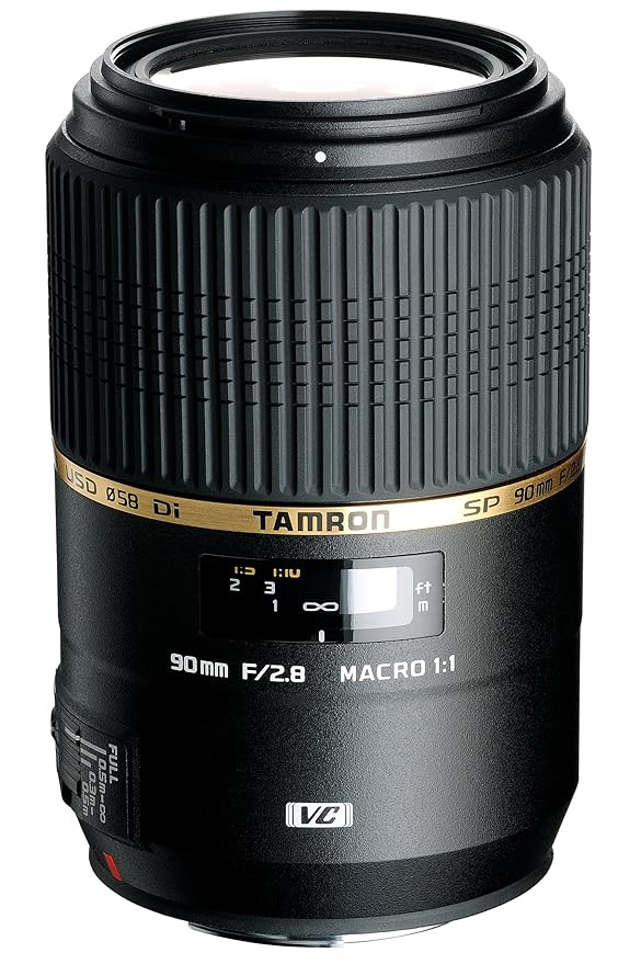 Tamron SP 90 mm F/2,8 Di USD Makro-Objektiv 1:1 für Sony schwarz