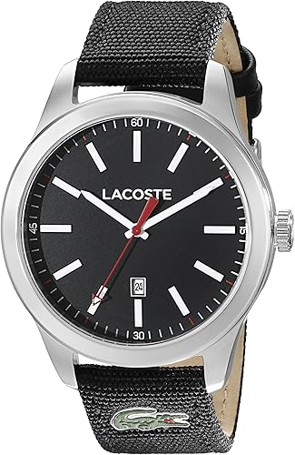 black lacoste watch men's